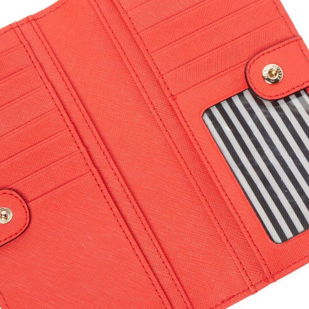 kate spade new york razor red cameron street stacy wallet with gift box - Picture 1 of 7